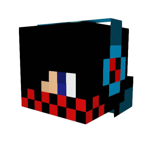 etalca02 Minecraft avatar head, 3D render