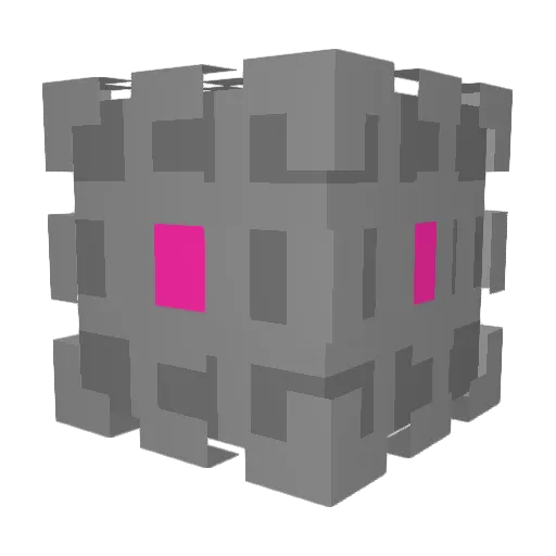 eternal_blu Minecraft avatar head, 3D render