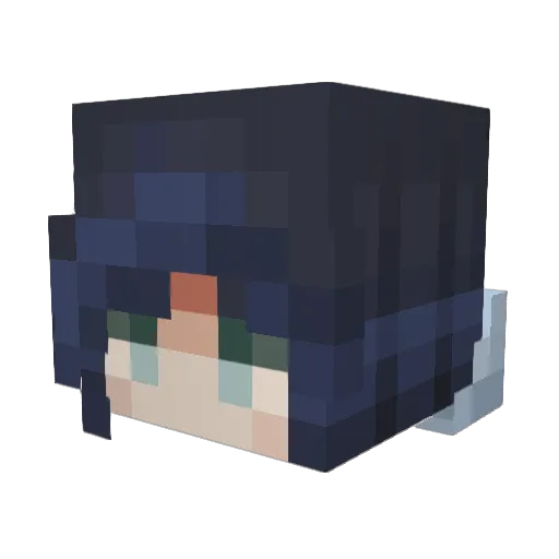 eternal_breeze Minecraft avatar head, 3D render