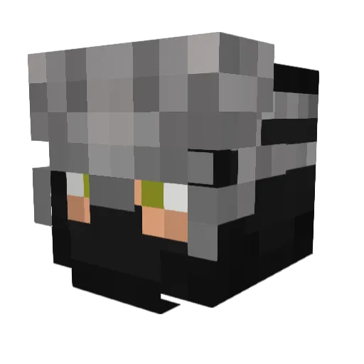 eternal_protien Minecraft avatar head, 3D render