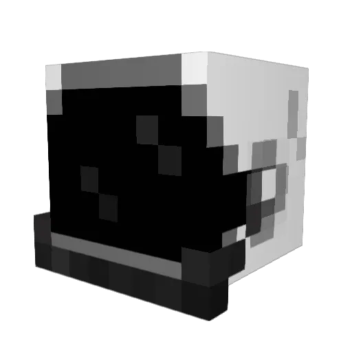 eternee Minecraft avatar head, 3D render