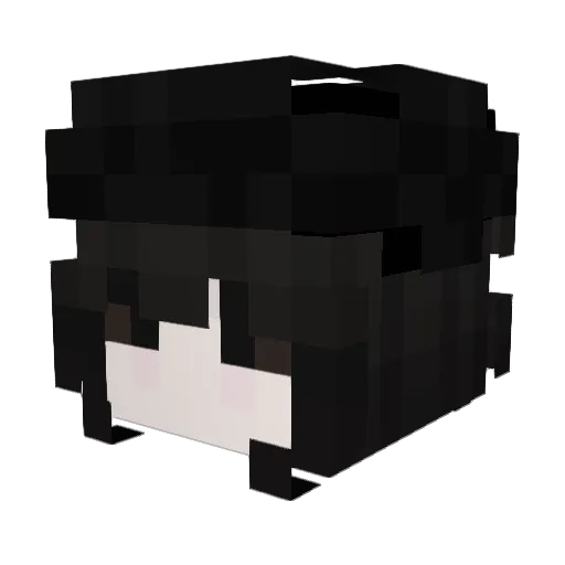 eternelly Minecraft avatar head, 3D render