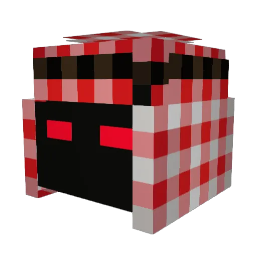 eterr1 Minecraft avatar head, 3D render
