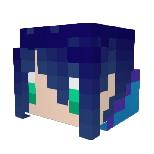 eteru103 Minecraft avatar head, 3D render