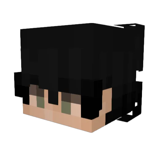 eterya Minecraft avatar head, 3D render