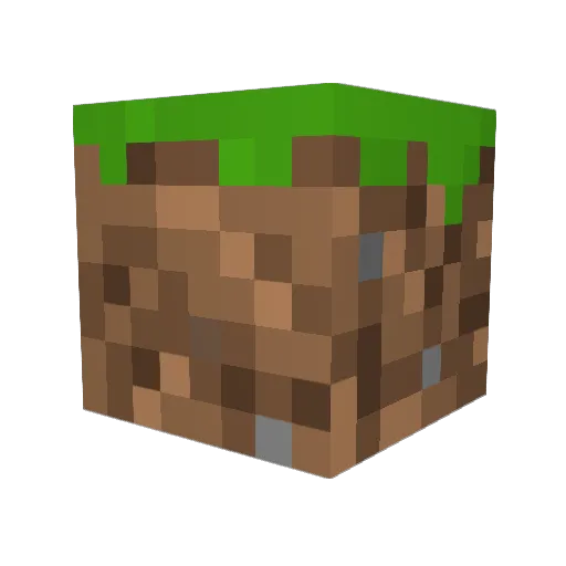 etf9379 Minecraft avatar head, 3D render