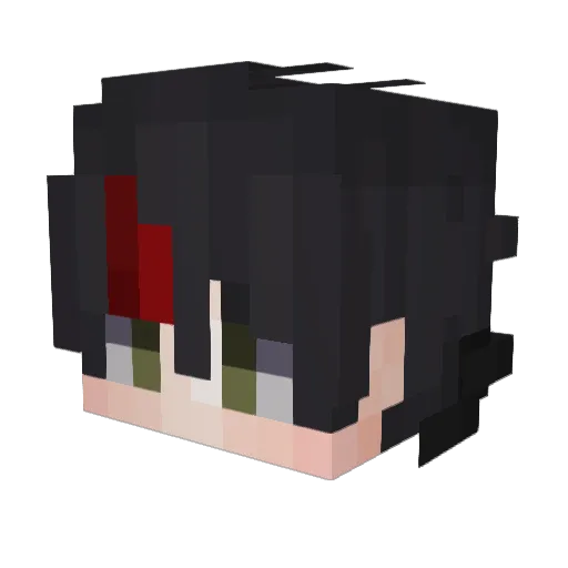 eth430 Minecraft avatar head, 3D render