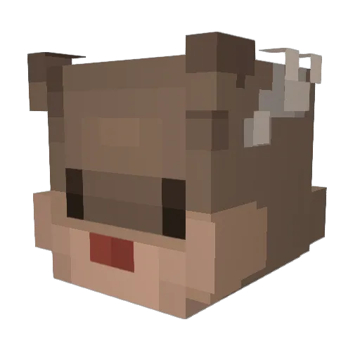 ethab22 Minecraft avatar head, 3D render