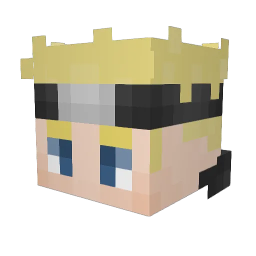 ethan2909 Minecraft avatar head, 3D render