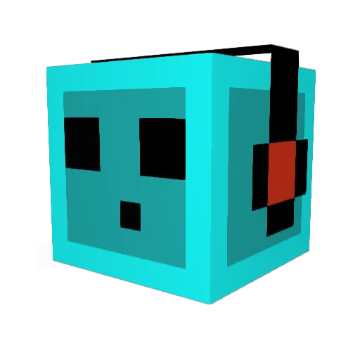 ethan574 Minecraft avatar head, 3D render