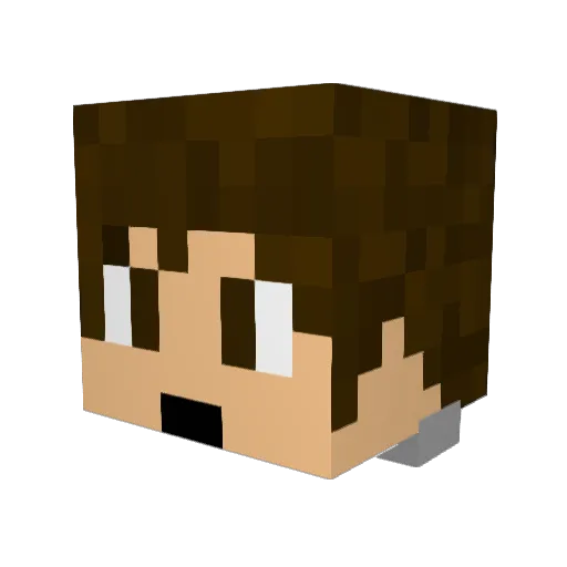 ethan99er Minecraft avatar head, 3D render