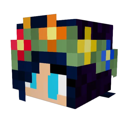 ethan_dolan Minecraft avatar head, 3D render