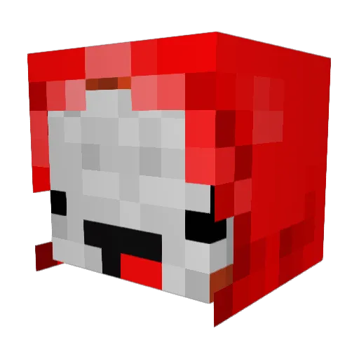 ethan_flac Minecraft avatar head, 3D render