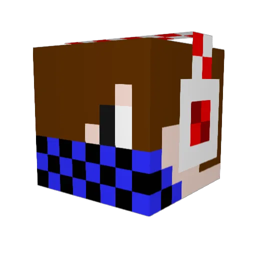 ethanapeate Minecraft avatar head, 3D render