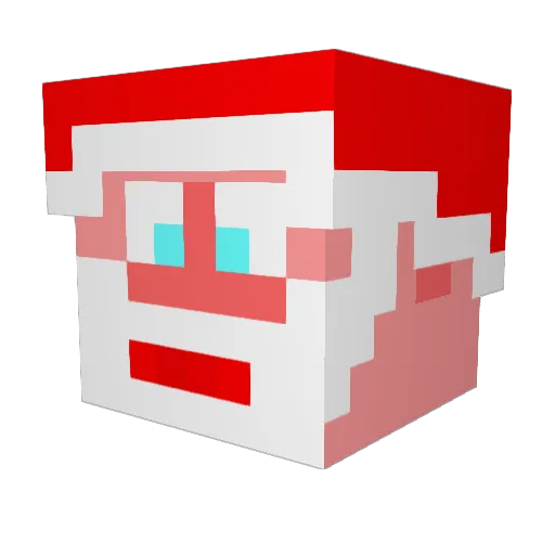 ethanatos Minecraft avatar head, 3D render