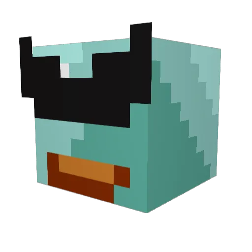 ethancameron19 Minecraft avatar head, 3D render