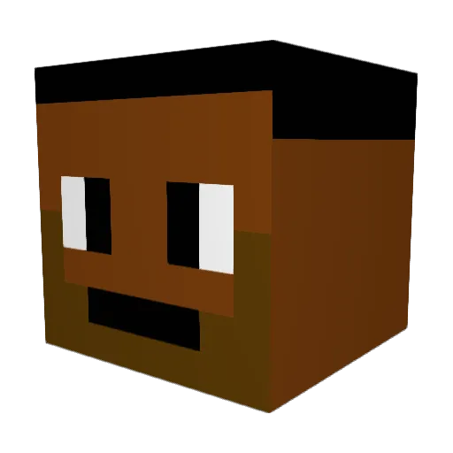 ethancohen203 Minecraft avatar head, 3D render