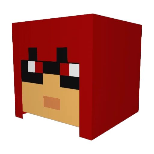 ethancoolness Minecraft avatar head, 3D render