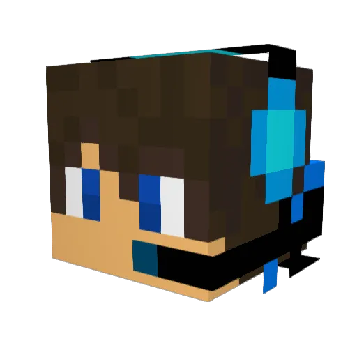 ethancreeper419 Minecraft avatar head, 3D render