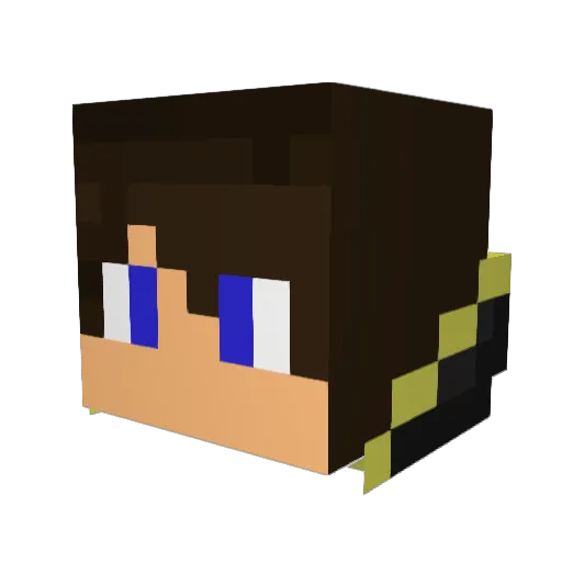 ethandean3 Minecraft avatar head, 3D render