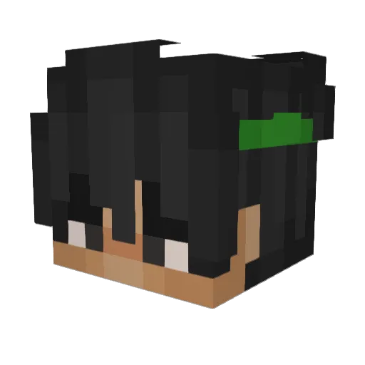 ethangamer0927 Minecraft avatar head, 3D render
