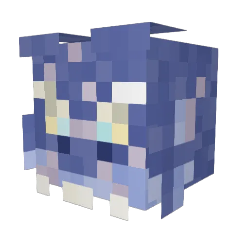 ethanthehuman456 Minecraft avatar head, 3D render