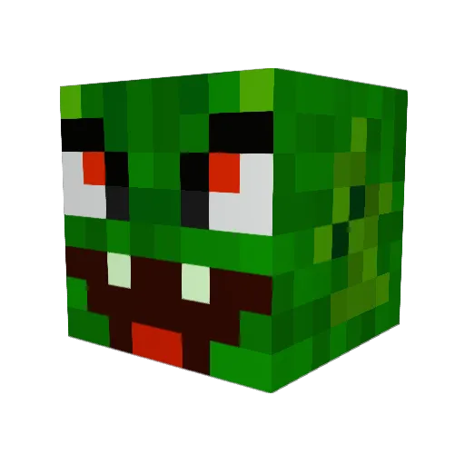 ethanyoon1 Minecraft avatar head, 3D render