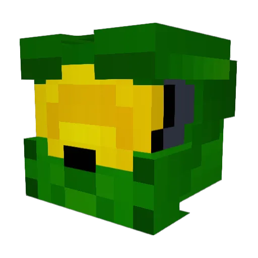 ethas25 Minecraft avatar head, 3D render