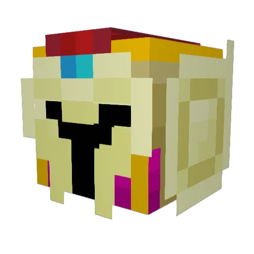 ethas38 Minecraft avatar head, 3D render