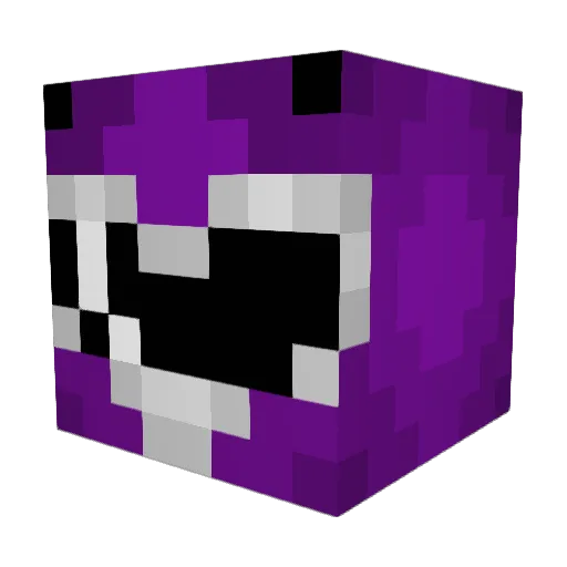 ethellem Minecraft avatar head, 3D render