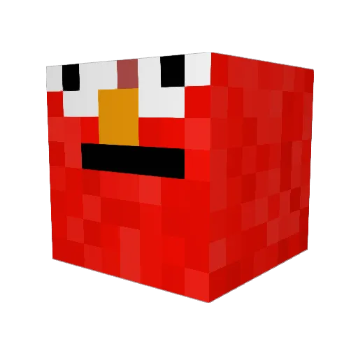 ethjamess Minecraft avatar head, 3D render