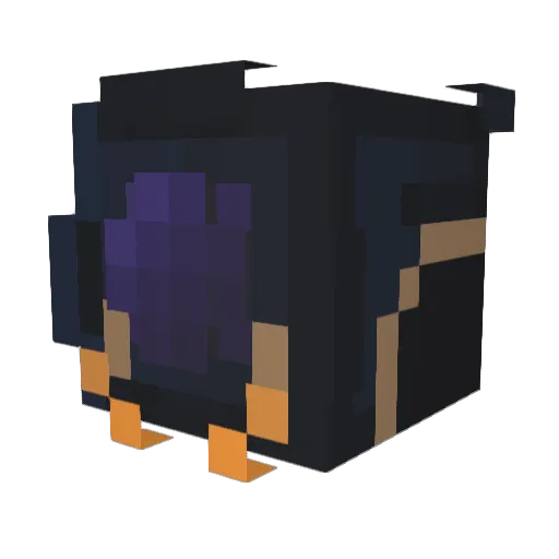 ethln Minecraft avatar head, 3D render