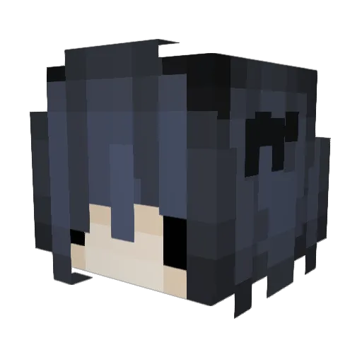 etrap Minecraft avatar head, 3D render