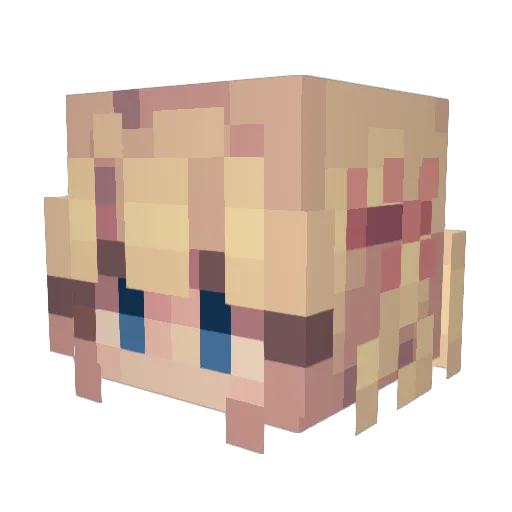 etruscan_boar Minecraft avatar head, 3D render