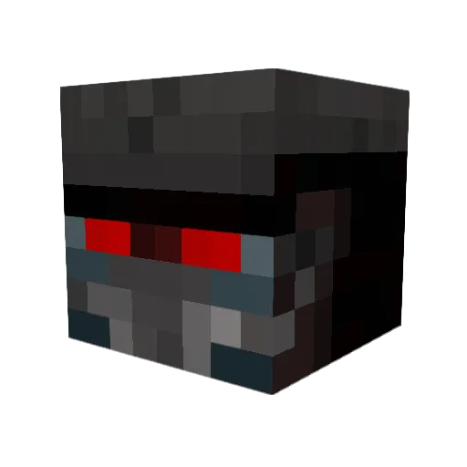 etruzki Minecraft avatar head, 3D render