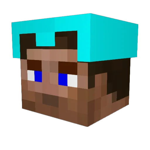 etsoccer14 Minecraft avatar head, 3D render