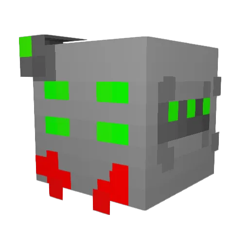etsuken Minecraft avatar head, 3D render