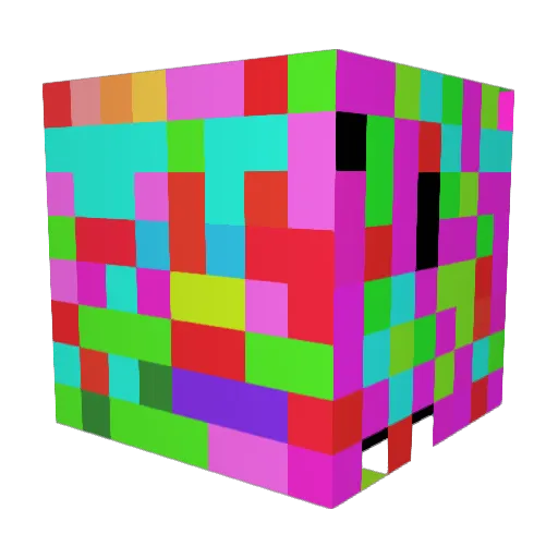 ettubrute44bc Minecraft avatar head, 3D render