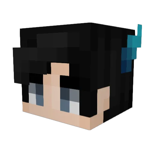 eu_guga Minecraft avatar head, 3D render