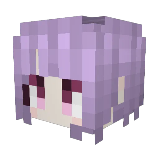 eucha1616 Minecraft avatar head, 3D render