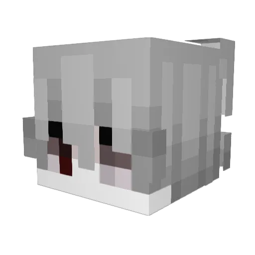 eucides Minecraft avatar head, 3D render