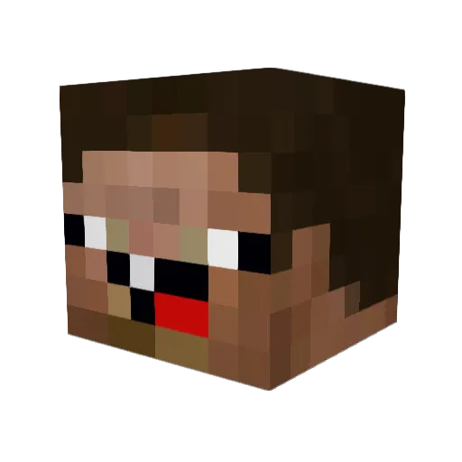 eugene_09 Minecraft avatar head, 3D render