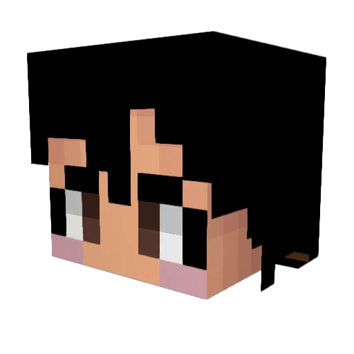 eugenedocroe Minecraft avatar head, 3D render