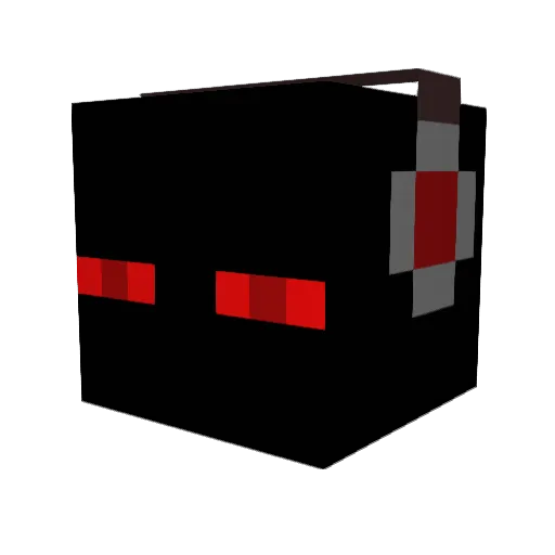eugenetiger Minecraft avatar head, 3D render