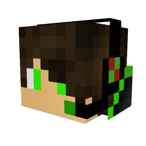 eugeniocapo Minecraft avatar head, 3D render