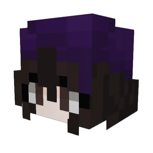 eugoi Minecraft avatar head, 3D render