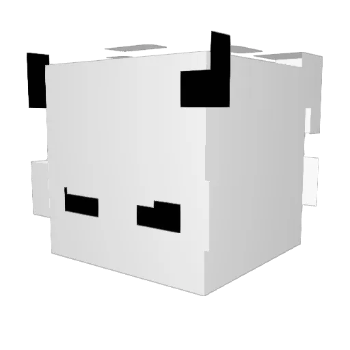 eugzoua Minecraft avatar head, 3D render