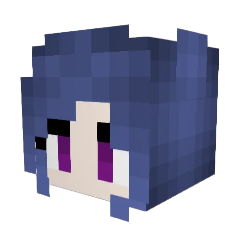 euleweis Minecraft avatar head, 3D render