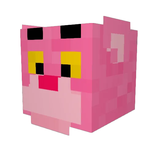 euniepie Minecraft avatar head, 3D render