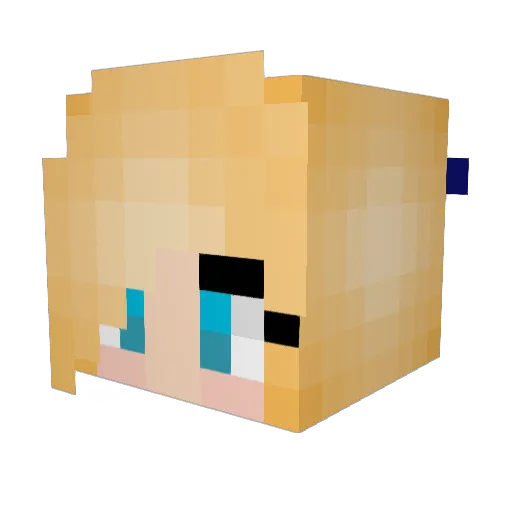 eunmi0855park Minecraft avatar head, 3D render